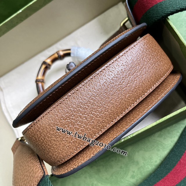 gucci專櫃新款手袋 古馳Bamboo 1947系列竹節迷你手袋 jcp1572